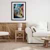 Stupell Industries Colorful Coastal Town Framed Print Under Glass Art - 3 of 4