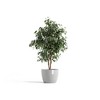 Ecopots Stockholm Durable Modern Round Indoor/Outdoor Recycled-Based Composite Flower Pot Planter - 4 of 4