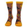 Crazy Dog T-Shirts Women's Thanksgiving Socks Funny Turkey Person Pumpkin Holdiay Graphic Novelty Footwear - 3 of 4