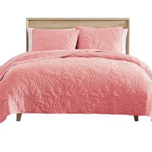 Collections Etc Shell Outline Quilt Set - 1 of 3