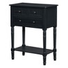 CAVINAS Narrow Console Table with Three Storage Drawers,Slim Entryway Table with Bottom Shelf,Console Table for Living Room - 3 of 4