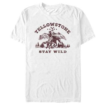 Men's Yellowstone Distressed Stay Wild T-Shirt