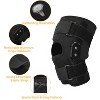 iMountek"Adjustable Open Patella Knee Brace for Compression, Pain Relief & Support in Running & Climbing"Black - 3 of 4
