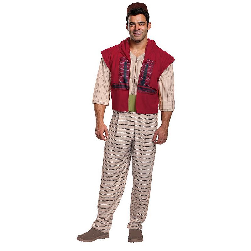Disguise Men's Aladdin Deluxe Halloween Costume - Size Large - Red, 1 of 5
