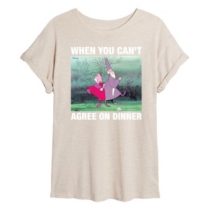 Women's - Disney - The Sword And The Stone Oversized Graphic T-Shirt - 1 of 4
