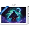Trends International Wumples - Cosmic Grim Reaper Framed Wall Poster Prints - 3 of 4