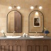 Apmir Arched High-Strength Tempered Glass and Aluminum Alloy Framed French Cleat Mounted Wall Decor Bathroom Vanity Mirror with 5-Year Warranty - 3 of 4