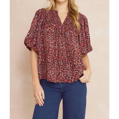 Women's Half Sleeve Top - entro