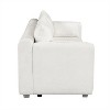 CIPACHO 82*36" Modern Loop Yarn Fabric Sofa, One-Piece Seat Frame, Minimalist 2-3 Seat Couch, Loveseats with Extra Wide Domed Arms(2 Pillows) - 4 of 4