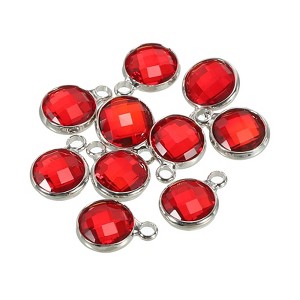 Unique Bargains DIY Craft Jewelry Making Necklace Crystal Birthstone Pendant 10 Pcs - 1 of 4