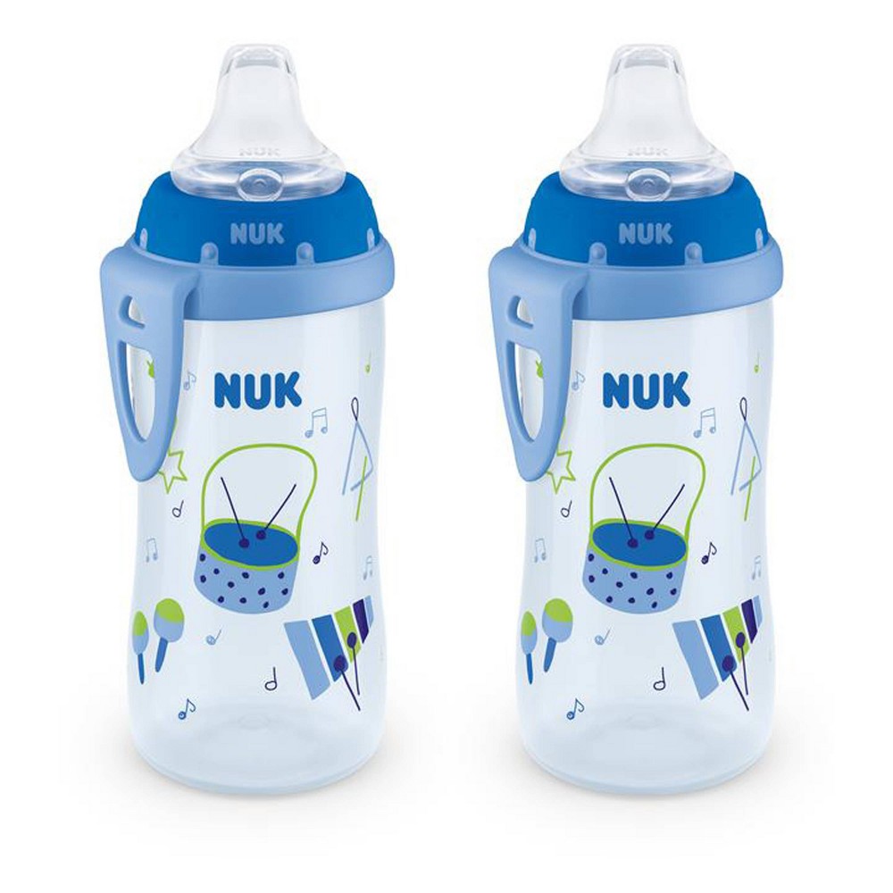 Photos - Baby Bottle / Sippy Cup NUK Active Cup - Blue - 10oz/2pk 