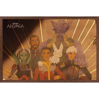 Trends International Star Wars: Ahsoka - Painting Framed Wall Poster Prints