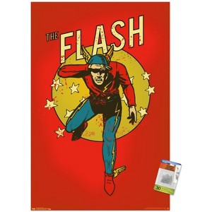 Trends International DC Comics - The Flash - VIntage Unframed Wall Poster Prints - 1 of 4