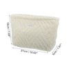 Unique Bargains Women's Durable Flannel Travel Makeup Bag 1 Pc - 2 of 3
