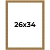 PosterPalooza | Sculpted Black Picture Frame - UV Acrylic, Foam Board Backing, Hanging Hardware - 2 of 4