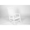 VisioGear 3 Pieces Rocking Chair Set, Outdoor Rocking Chair Set with Side Table for Backyard, White, 35.15"*22.71"*41.25" - 4 of 4