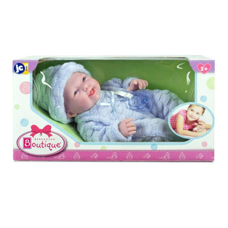 JC Toys Mini La Newborn Boutique 9.5&#34; Boy Doll - Blue, 4 of 7