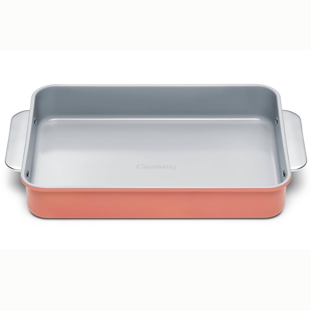 Caraway Home 9.13' Nonstick Ceramic Rectangle Pan Perracotta