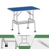 VisioGear 36 Inch Foldable Dog Grooming Table for Home with Adjustable Arm, Noose, and Storage Mesh Tray, Blue, 36"*24"*64" - 2 of 4