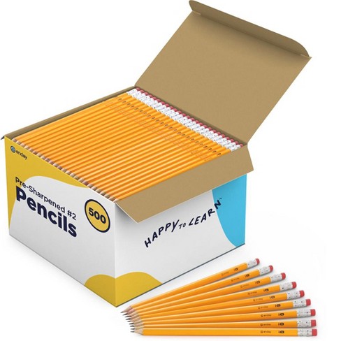 Enday Bulk Sharpened # 2 Pencils, 500 Pack : Target