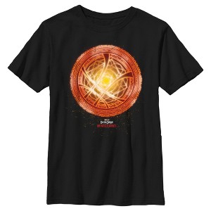 Boy's Marvel Doctor Strange in the Multiverse of Madness Orange Rune T-Shirt - 1 of 4