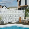 Dovelina Metal Outdoor Privacy Screen Freestanding Patio Decorative Screens - 2 of 4