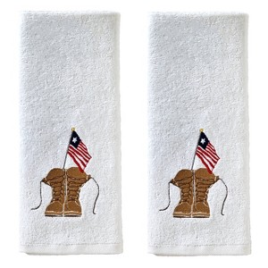 2pc Combat Boots Hand Towel Set - SKL Home - 1 of 4