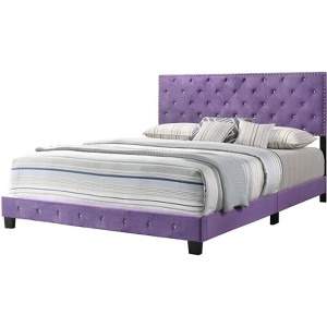 Passion Furniture Suffolk King Panel Bed - 1 of 4