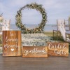 Darware Wooden Wedding Reception Signs, 3pc Set; for Guests, Gifts, and Memorial - 2 of 4