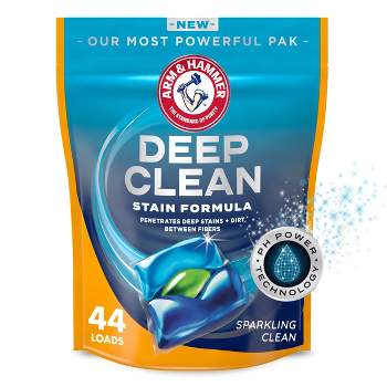 Arm & Hammer Deep Clean Stain Unit Dose Detergent - 44ct