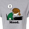 Women's - Peanuts - Peppermint Patty Mood Cropped Graphic T-Shirt - 2 of 4
