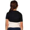 Girls Open Front short Sleeve Cropped Bolero Shrug - 3 of 4