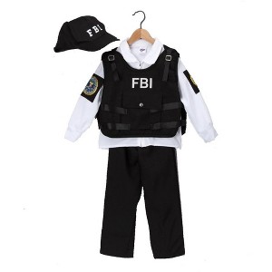 Dress Up America FBI Costume for Kids - Police Costume Set - 1 of 3