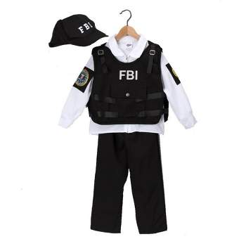 Dress Up America FBI Costume for Kids - Police Costume Set