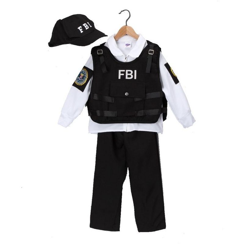 Dress Up America FBI Costume for Kids - Police Costume Set, 1 of 4