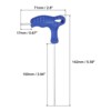 Unique Bargains Automotive Household Maintenance Chamfered Hex Key T-Handle Dual End Wrench 4 Pcs - 2 of 4