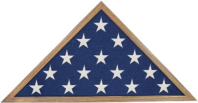 Frame for folded clearance american flag