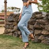 Womens Side Slit Jeans High Waist Straight Leg Denim Pants with Pockets Casual Summer Pants Flared Jeans Classic Women Jeans - 3 of 4