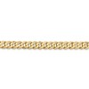 Black Bow Jewelry 4.75mm, 14k Yellow Gold, Solid Beveled Curb Chain Bracelet - 2 of 4