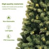 6Ft-7Ft Pre-Lit Christmas Tree, Spruce Christmas Tree with 250 Warm White Lights and Branch Tips, Holiday Xmas Tree for Home Party Decoration - 4 of 4