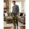 ADR Men's Soft Plush Fleece Pajama Pants, Warm Long Lounge Bottoms - 4 of 4