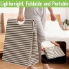 Garnen 2x Laundry Basket Collapsible Laundry Hamper Foldable Bag, Wooden Handles Dirty Clothes Baskets Laundry Bin Organizer for Kids Baby Bathroom - 2 of 4