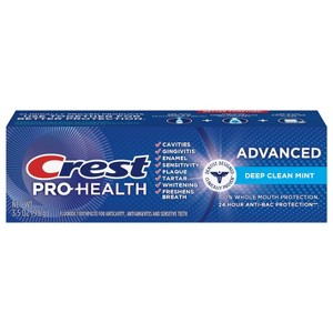 Crest Pro-Health Advanced Deep Clean Mint Toothpaste (3.5oz) - 1 of 3