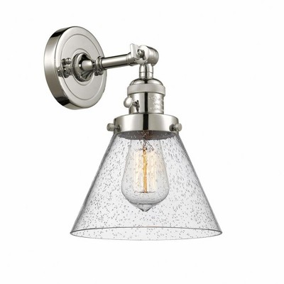 Cone - 1 Light Wall Sconce In Industrial Style-10 Inches Tall and 8 Inches Wide
