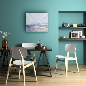 Trademark Fine Art Victoria Barnes Periwinkle Seas Ii Wood Slat Art - 1 of 4