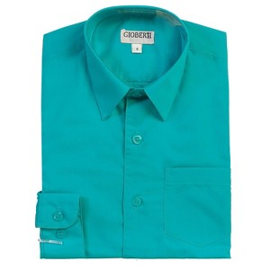 Gioberti Boy's Long Sleeve Dress Shirt - 1 of 3