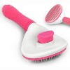 BABYYER Dog & Cat Brush, Skin-Friendly Upgraded Dog Brush for Shedding, Massaging, and Grooming – Perfect for Long & Short Coats - 2 of 4