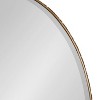 23"x32" Elmora Leaf Embossed Oval Wall Mirror Gold - Kate & Laurel All Things Decor - image 2 of 4