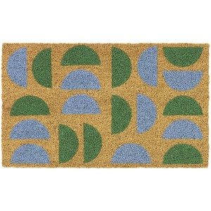 Balta Rugs 1'5"x2'5" Retro Modern Natural Papilio Coir Doormat - 1 of 4