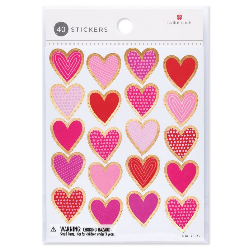 2ct Sheets Big Heart Stickers, 6 of 7